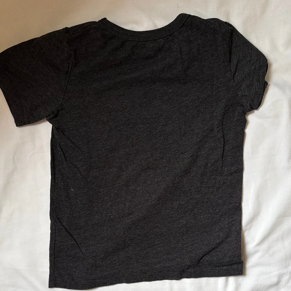 The Children's Place Black Tee with Yellow & Blue Dinosaur Print